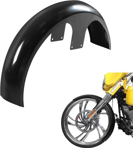 TCMT Painted Black 21 "Wrap Front Fender Fits for Harley Davidson Touring Electra Glide Tri Glide Tour Glide Glide Road Kingcustom Baggers 1997-2013 in Saudi Arabia