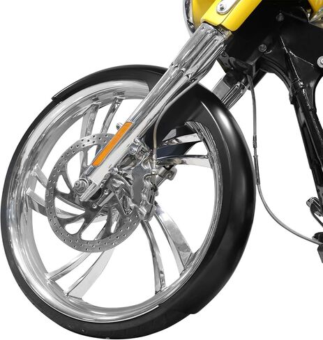 TCMT Painted Black 21 "Wrap Front Fender Fits for Harley Davidson Touring Electra Glide Tri Glide Tour Glide Glide Road Kingcustom Baggers 1997-2013 in Saudi Arabia