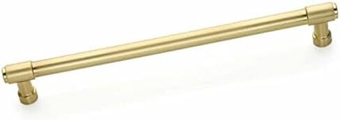 12 in. Jasper Center to Center Cabinet Pull Satin Brass in Saudi Arabia