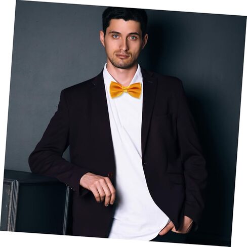 Homoyoyo 1set Men Cummerbund Bow Tie ومنديل لحفلات حفلات الزفاف وحفلات الرموز الملحقة بتصميم المواد السلس للرجال in Saudi Arabia