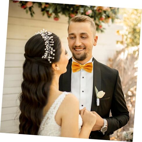 Homoyoyo 1set Men Cummerbund Bow Tie ومنديل لحفلات حفلات الزفاف وحفلات الرموز الملحقة بتصميم المواد السلس للرجال in Saudi Arabia