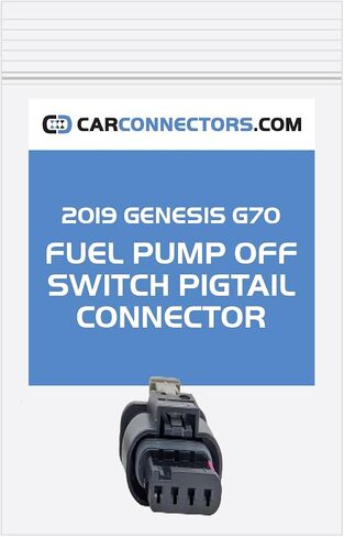 Fuel Pump Off Switch Pigtail Connector for 2019 Genesis G70 in Saudi Arabia