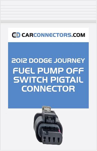 Fuel Pump Off Switch Pigtail Connector for 2012 Dodge Journey in Saudi Arabia