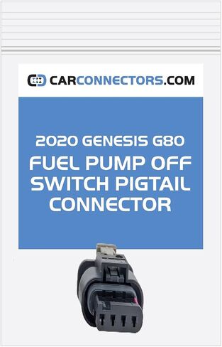 Fuel Pump Off Switch Pigtail Connector for 2020 Genesis G80 in Saudi Arabia