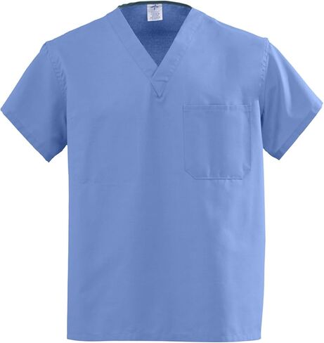 Medline AngelStat للجنسين القابل للعكس V-Neck Scrub Top M610nthl-CA ، 1 رطل in Kuwait