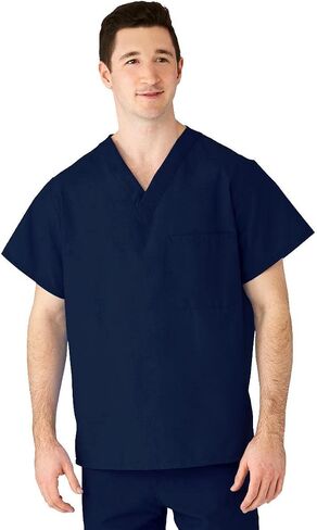 Medline AngelStat للجنسين القابل للعكس V-Neck Scrub Top M610nthl-CA ، 1 رطل in Kuwait