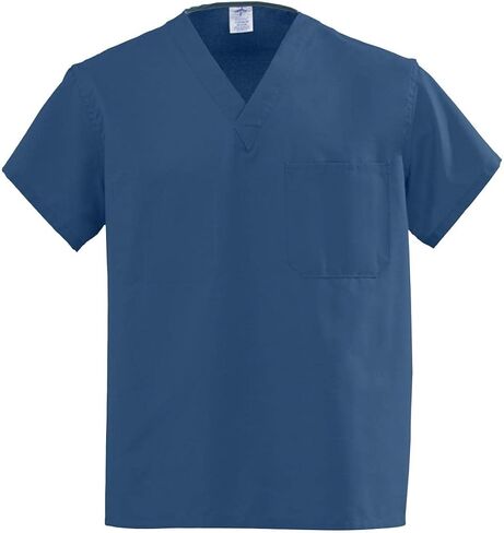Medline AngelStat للجنسين القابل للعكس V-Neck Scrub Top M610nthl-CA ، 1 رطل in Kuwait
