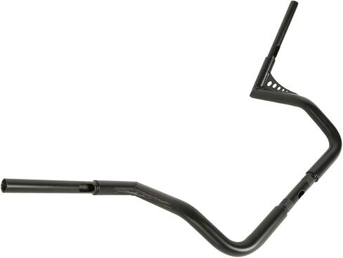 TCMT Black 14" Rise Ape Hanger Bar 1-1/4" Fat Handlebar Fits For Harley Dressers Baggers Touring CVO Street Glide Tri Glide Electra Glide 1982-2023 in Saudi Arabia
