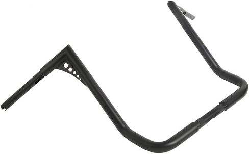 TCMT Black 14" Rise Ape Hanger Bar 1-1/4" Fat Handlebar Fits For Harley Dressers Baggers Touring CVO Street Glide Tri Glide Electra Glide 1982-2023 in Saudi Arabia