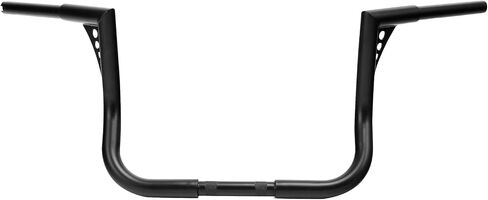 TCMT Black 14" Rise Ape Hanger Bar 1-1/4" Fat Handlebar Fits For Harley Dressers Baggers Touring CVO Street Glide Tri Glide Electra Glide 1982-2023 in Saudi Arabia
