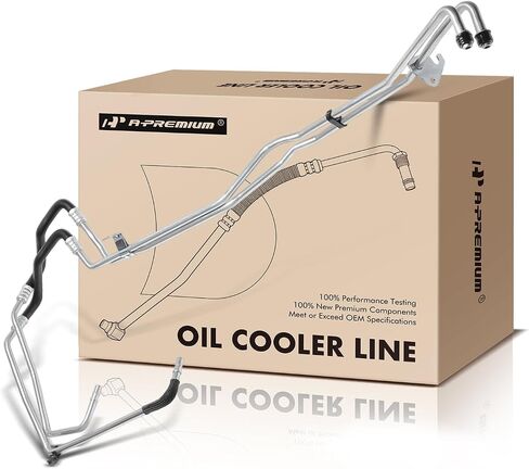A-Premium Automatic Tommicative Oil Toxmbly مجموعة خرطوم خط خرطوم متوافق مع Ford F-250 F-450 F-550 Super Duty 2017-2019 ، F-350 Super Duty 2017-2020 2022 in Saudi Arabia