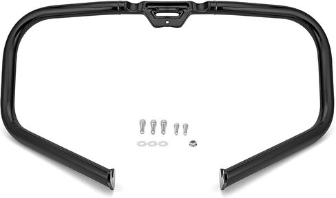 Mofun Engine Guard Crash Bars Highway Bars Compatible with Harley Softail Low Rider Breakout Heritage Deluxe Street Bob Fat Bob 2018-2024 Black in Saudi Arabia