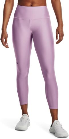 سروال نسائي من Under Armour HeatGear Armor عالي الخصر مانع للانزلاق عند الكاحل، (174) أوركيد طازج / / أسود، مقاس كبير in Saudi Arabia