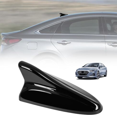 غطاء هوائي زعانف Shark ، أغطية هوائي سقف السيارة متوافقة مع Hyundai Sonata LF 4Doors سيدان 2014-2019 ، من أجل Elantra 2011-2016 ؛ لـ KIA Optima 2014-2016،96210-3x100/962102t700ab (White) in Saudi Arabia