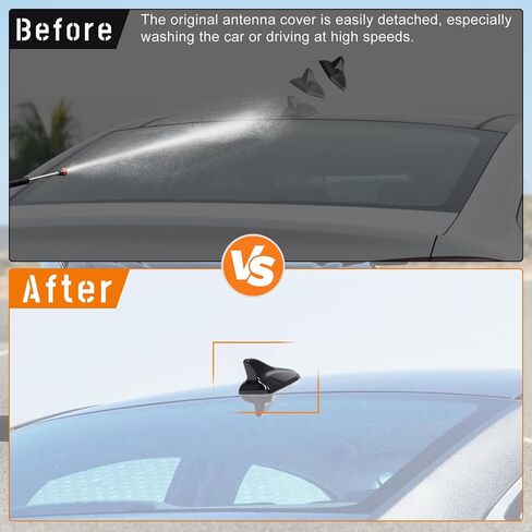 غطاء هوائي زعانف Shark ، أغطية هوائي سقف السيارة متوافقة مع Hyundai Sonata LF 4Doors سيدان 2014-2019 ، من أجل Elantra 2011-2016 ؛ لـ KIA Optima 2014-2016،96210-3x100/962102t700ab (White) in Saudi Arabia