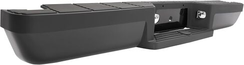 HECASA Rear Step Bumper Compatible with 1993-2011 Ford Ranger Fleetside/Styleside Supercrew FO1102306 W/Brackets & LED Lights w/o Parking Aid Sensor Holes Black in Saudi Arabia