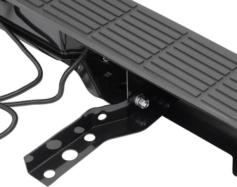 HECASA Rear Step Bumper Compatible with 1993-2011 Ford Ranger Fleetside/Styleside Supercrew FO1102306 W/Brackets & LED Lights w/o Parking Aid Sensor Holes Black in Saudi Arabia