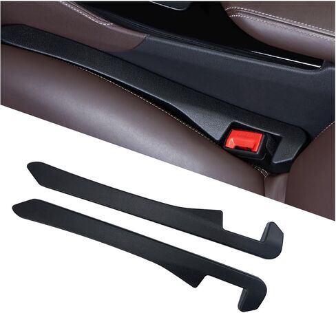2PCS Car Seat Gap Filler,Flexible Car Gap Filler Avoids Phones Keys Purses from Falling Provides Gap Filler for Car,Universal Car Blocker Between Seats Car Accessories Interior in Kuwait