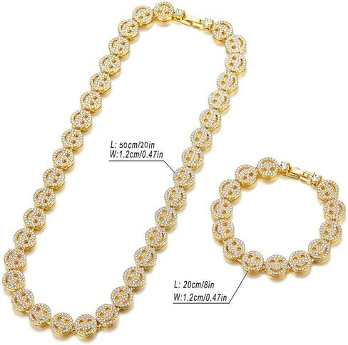 925 سوار الوجه الفضي الفضي الفضي وقلل للنساء والرجال - سوار الذهب Zircon preppy 14 كيل in Kuwait
