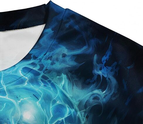 Skull T-Shirts for Men Novelty 3D Print Skeleton Tshirts Skull Graphic Short Sleeve Tee Top in Saudi Arabia