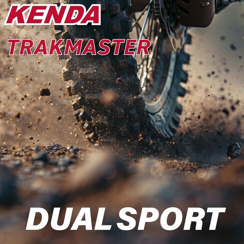 Kenda Trakmaster K760 110/90-19 Rear Tire for Motorcycles, Dirt Bikes, and City Bikes - Durable Off-Road & Street Performance with Keychain 110x90x19 in Saudi Arabia