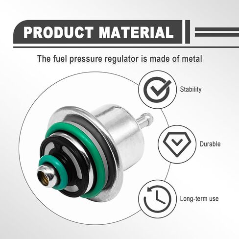 منظم ضغط حقن وقود السيارات منظم البرونز مع حلقة معدنية متوافقة مع Jeep Wrangler 1991 1992 1993 1994 1995 OEM#12460604 in Kuwait