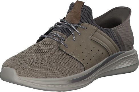 Skechers USA Men's Men's Slade-Ocon Hands Free Slip-in Moccasin, Beige, 10.5 in Saudi Arabia