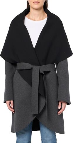 Norma Kamali Women's Shawl Collar Coat Reversible in Saudi Arabia