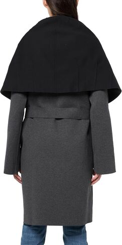 Norma Kamali Women's Shawl Collar Coat Reversible in Saudi Arabia