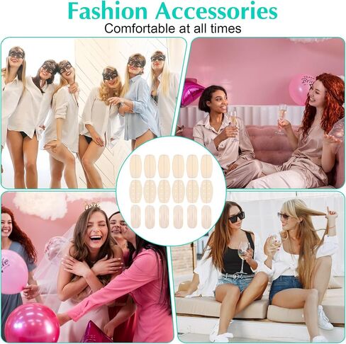 18pcs وسادة حزام الهلام المضادة للانزلاق ، وسادات حزام راحة ناعمة ، والأشرطة ذاتية اللصق السيليكون للانزلاق (لون البشرة) in Saudi Arabia
