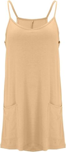 Spaghetti Strap Romper for Women Plus Size Sleeveless Jumsuit Shorts Summer Casual Overalls Outfits with Pockets in Saudi Arabia