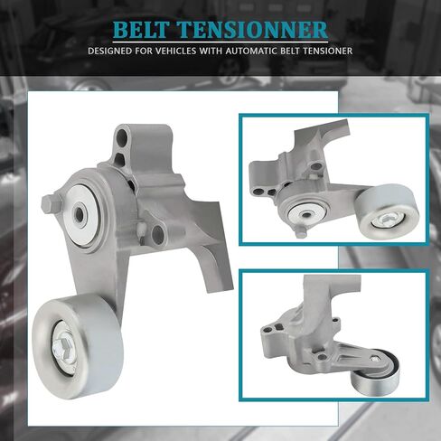 IRONTEK 1662075010 Belt Tensioner Pulley Assembly fit for Toyota 2005-2006 Tacoma #1662075030 16620-75010 in Saudi Arabia