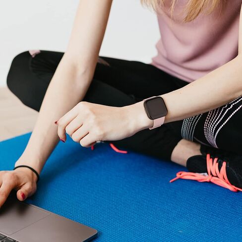 10 Pack Silicone Bands Compatible with Fitbit Versa 2 / Fitbit Versa/Versa Lite/Versa SE, Classic Soft Replacement Sport Wristbands Accessories for Women Men (Small, 10 Pack A) in Kuwait