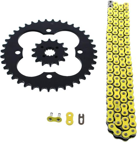 أجزاء محرك الدراجات النارية والدراجات البخارية لعام 2005-2008 لـ Honda 400EX TRX400EX 94L NONDER NON O RING SHIND SPROCKET Black 14/39 MOD-TZ34-S1529 in Kuwait