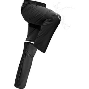 ATLASLAVA Mens Hiking Pants Convertible Quick Dry Lightweight Zip Off Cargo Pants Outdoor Fishing Travel Safari