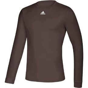 adidas Creator Long Sleeve Top - Men's Training S Coffee/White