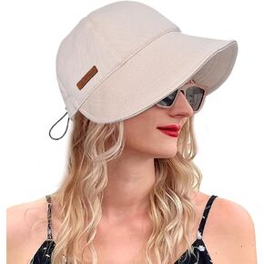 Vintage Spring Cotton Baseball Cap - Original Adjustable Trucker Hat Golf Sun Visor Hat Beach Hat for Women Girls