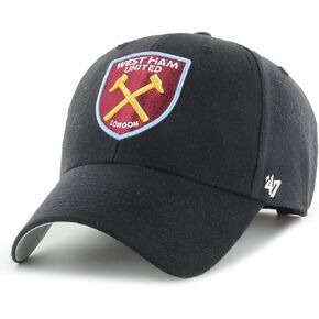 47 Brand EPL West Ham United FC EPL-MVP17WBV-BKA, Mens, czapki z daszkiem, Black,