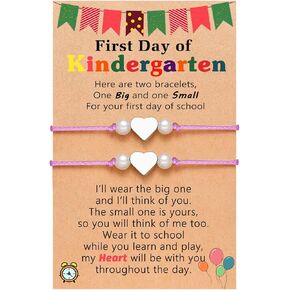UPROMI First Day of Preschool/Kindergarten/1st Grade Gift, Back to School Bracelet Mommy and Me in Kuwait