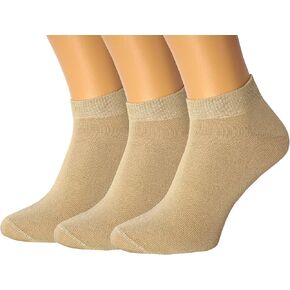 RONDO 3 Pack Unisex Thin Cotton Ankle Socks Dry Fit Low Cut Running Socks