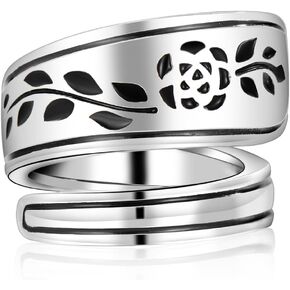 Dragonfly Spoon Ring for Women Cute Bee Spoon Rings
