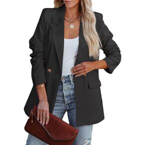 FARYSAYS Womens Casual Office Blazer Jackets Front Open Cardigan Work Suit