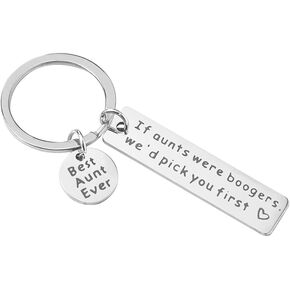 Best Aunt Ever Gifts from Niece Nephew, Aunt Funny Gifts for Auntie Gag Gifts for Women Auntie Engraved Keychain Gifts for Aunt Mothers Day Keychain Gift Ideas Happy Birthday Auntie Aunt Gift