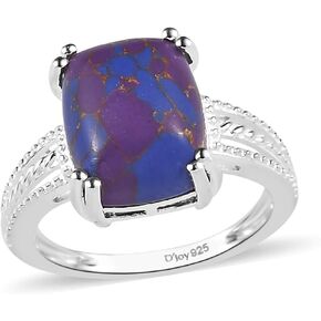 Shop LC 925 Sterling Silver Gemstones Ring for Women Jewelry Birthday Gifts