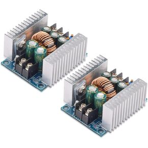 Diymore 2 قطعة 20A 300W CC CV وحدة التنحي قابلة للتعديل DC 6-40V إلى 1.2-36V الجهد المنظم محول فرق الجهد المستمر وحدة إمداد الطاقة الحالية 20v إلى 12v التنحي