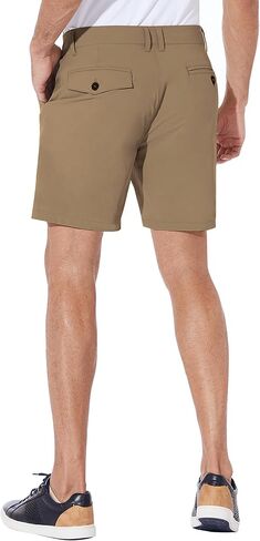 PULI Men's Golf Shorts Dress Flat Front Hybrid 7 Inch Stretch Lightweight Quick Dry Chino Casual with Pockets in Kuwait