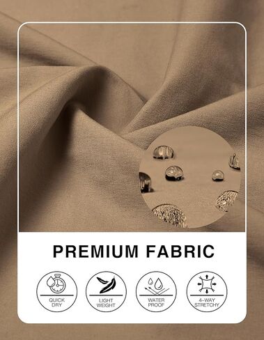 PULI Men's Golf Shorts Dress Flat Front Hybrid 7 Inch Stretch Lightweight Quick Dry Chino Casual with Pockets in Kuwait