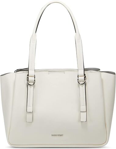 Nine West Women's Maisie Jet Set Satchel - Chalk in Saudi Arabia