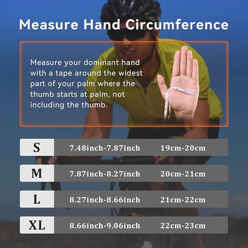 قفازات ركوب الدراجات من OZERO للرجال: قفازات جل قابلة للتنفس لركوب الدراجات على الطرق الجبلية، قفاز دراجة مضاد للانزلاق للياقة البدنية وصالة الألعاب الرياضية والتدريب والرياضات الخارجية باللون الرمادي in Kuwait