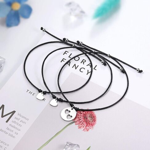 3PCS First Day of Preschool/Kindergarten/1st Grade Gift, Back to School Bracelets Set for 3 in Kuwait